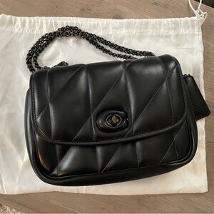 Coach Pillow Madison Full Size Shoulder Bag In Black